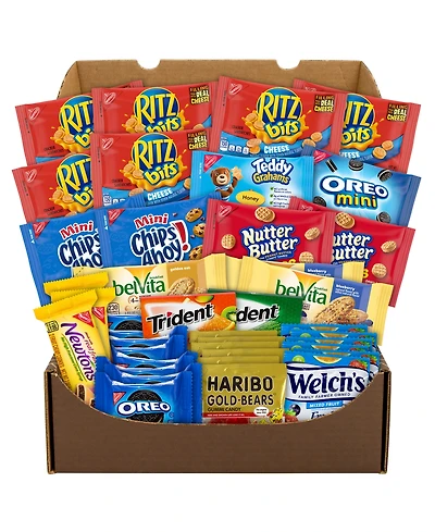 SnackBoxPros Cookies, Crackers & Candy Variety Box