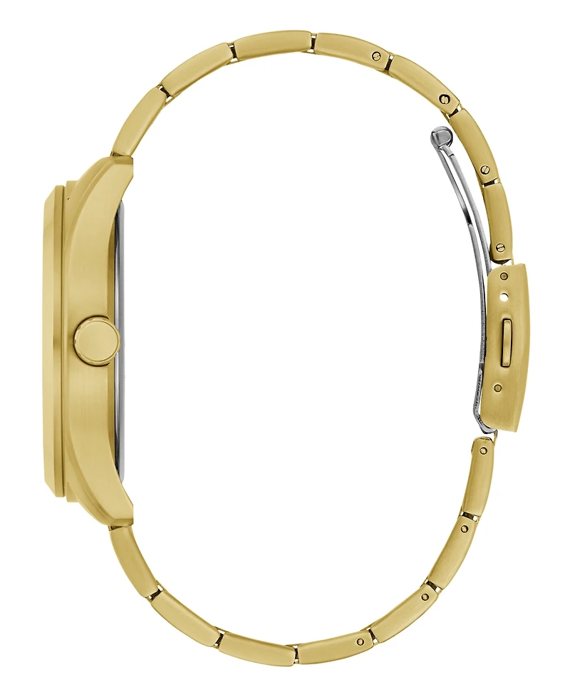 Guess Men's Analog Gold-Tone Stainless Steel Watch 42mm