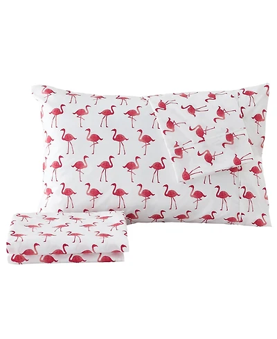 Premium Comforts Coastal Printed Microfiber 4-Pc. Sheet Set, Queen - Coastal