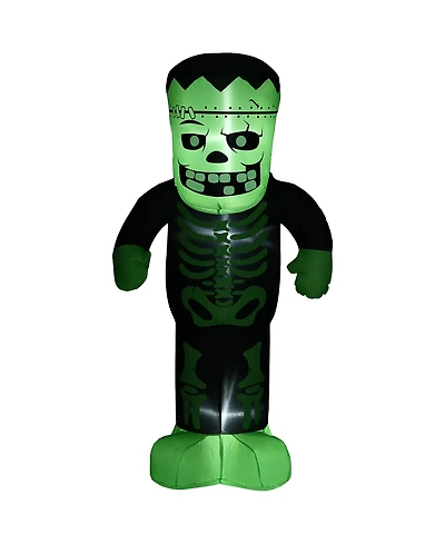 Homcom 8FT Outdoor Halloween Inflatable Skeleton Frankenstein