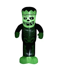 Homcom 8FT Outdoor Halloween Inflatable Skeleton Frankenstein