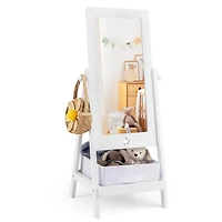 Kids Freestanding Full Length Dressing Floor Mirror