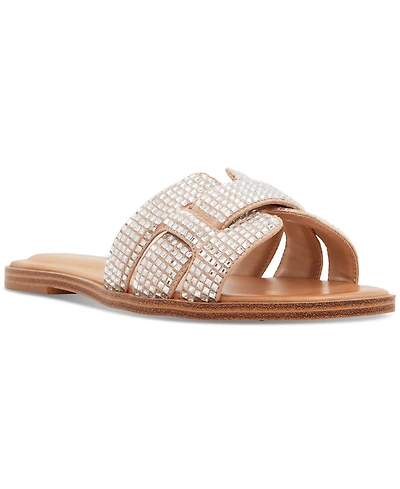 Aldo Women's Elenaa Studded Flat Slide Sandals