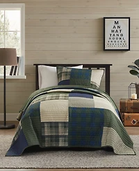 Woolrich Mill Creek Oversized Cotton 2-Pc. Quilt Set, Twin/Twin Xl