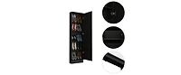 Streamdale Leto Shoe Cabinet with Mirror and Shelves