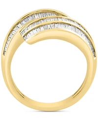 Effy Diamond Baguette Multirow Bypass Ring (3/4 ct. t.w.) in 14k Gold