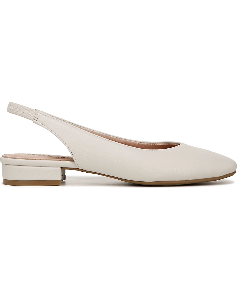 LifeStride Women's Claire Square Toe Slingback Flats