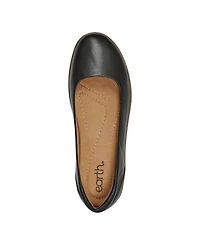 Earth Women's Landen Slip-on Round Toe Casual Ballet Flats