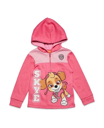 Paw Patrol Skye Everest Girls Fleece Half Zip Hoodie