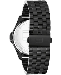 Tommy Hilfiger Men's Quartz Black Stainless Steel Watch 42mm