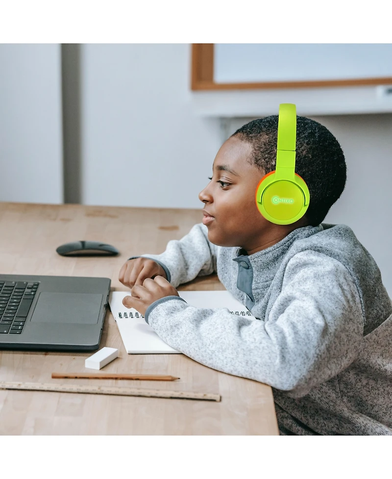 Contixo KB05 Kids Bluetooth Wireless Headphones -Volume Safe Limit 85db -On-The-Ear Adjustable Headset