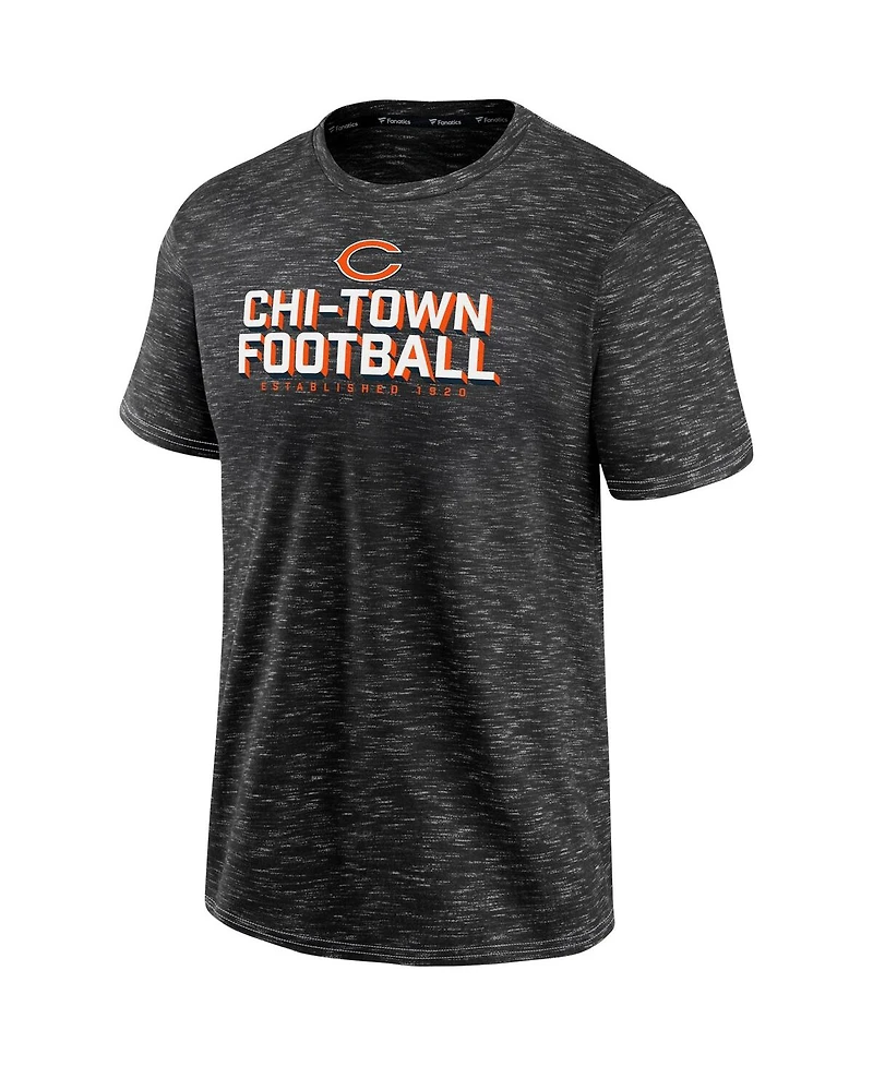 Men's Fanatics Charcoal Chicago Bears Component T-shirt