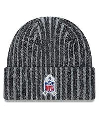 Men's New Era Black Las Vegas Raiders 2023 Salute To Service Cuffed Knit Hat