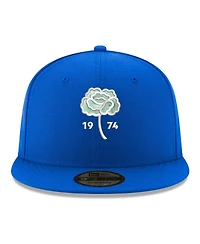 Men's New Era Blue Seattle Sounders Fc Carnation 9FIFTY Snapback Hat