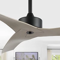 Jonathan Y Aldrin Modern Minimalist Iron/Plastic Razor Ceiling Fan