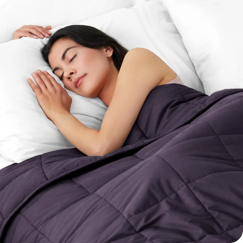 Bare Home Weighted Blanket, 10lbs (60" x 40") - Cotton