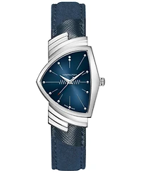 Hamilton Women's Swiss Ventura Blue Textile Strap Watch 32x50mm
