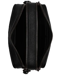Coach Men's Charter Crossbody in Blackout Signature Leather with Metal Chain