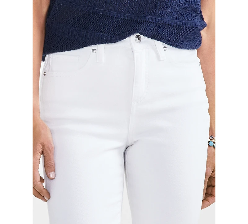 Style & Co Petite High-Rise High-Cuff Capri Jeans, Created for Macy's