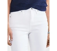 Style & Co Petite High-Rise High-Cuff Capri Jeans, Created for Macy's