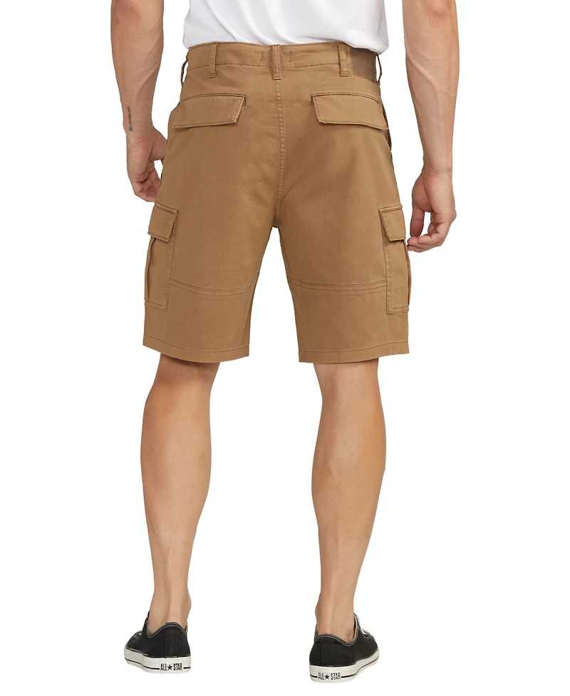 Silver Jeans Co. Men's Essential Twill Cargo 10" Shorts