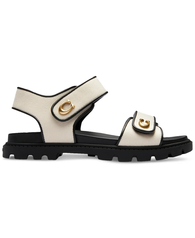 Coach Women's Brynn Double-Band Sporty Lug-Sole Footbed Sandals