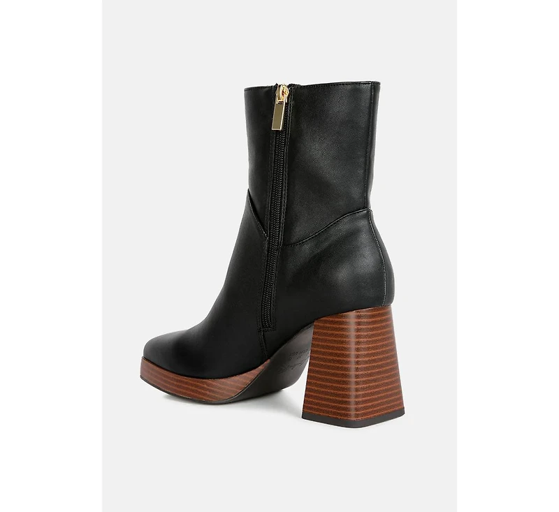 Couts High Ankle Heel Boots