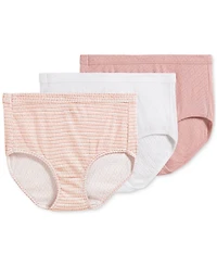 Jockey Elance Breathe Brief 3 Pack Underwear 1542, Extended Sizes