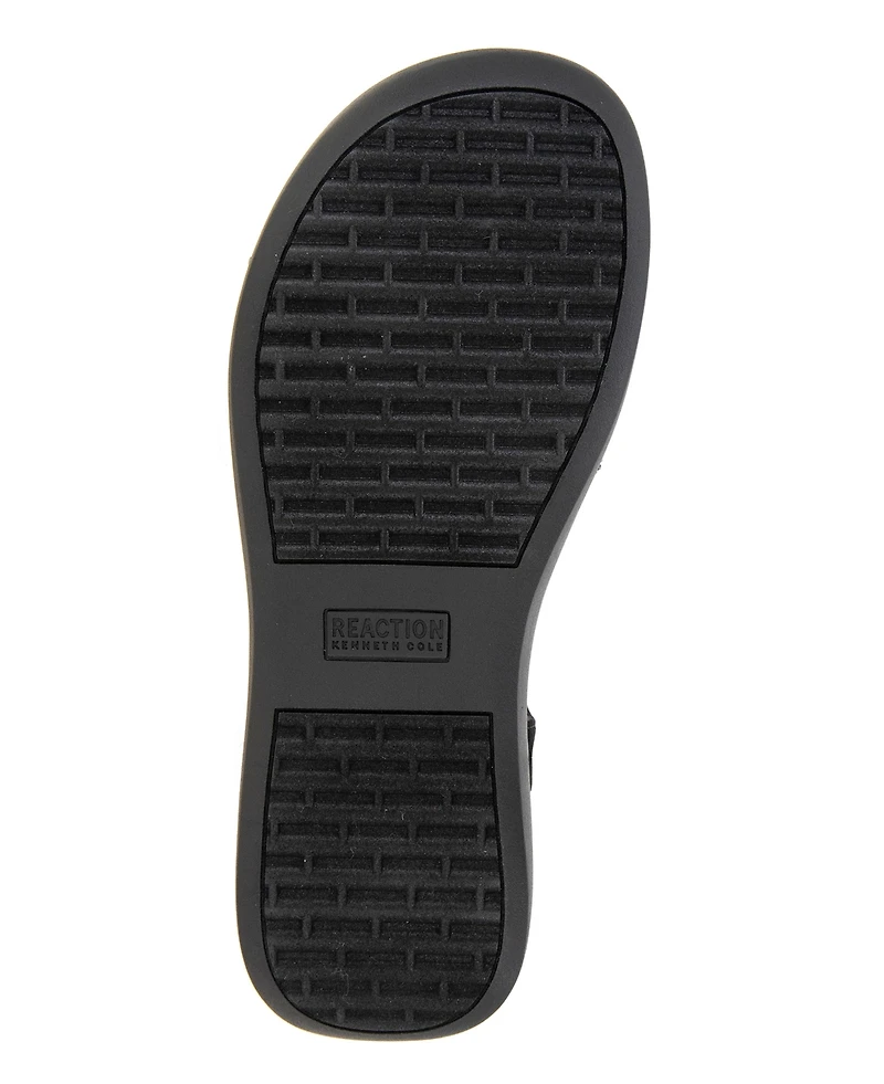 Kenneth Cole Reaction Women's Taryn Asymmetrical Slingback Jeweled Wedge Sandals