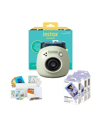 Fujifilm Instax Green Pal Link 2 Camera & Printer with Film 3-Pack Bundle