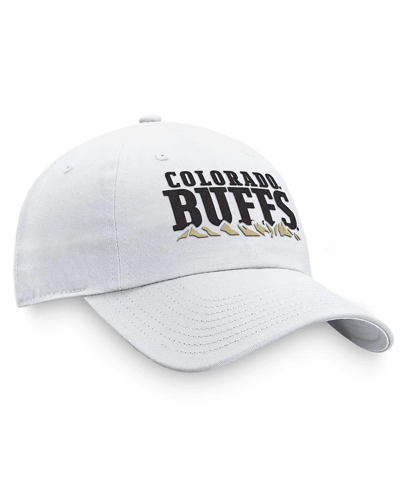 Men's Top of the World White Colorado Buffaloes Adjustable Hat