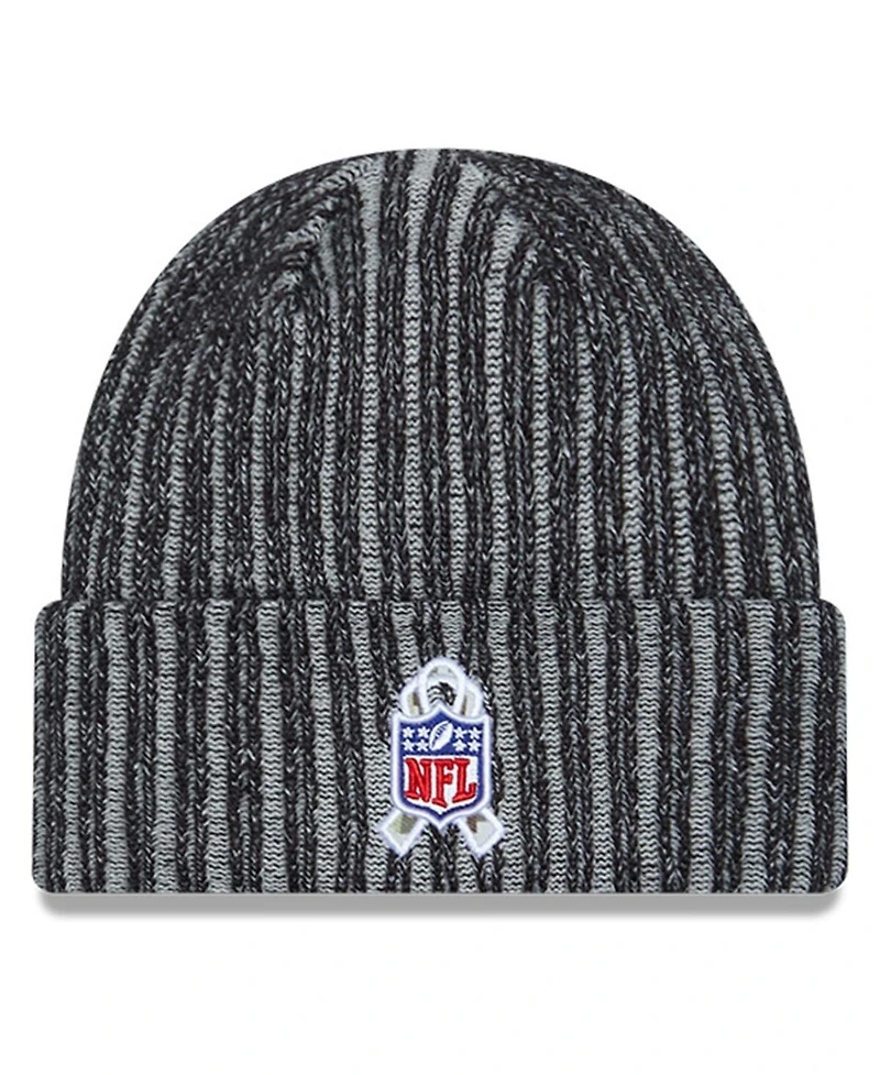 Men's New Era Black Tennessee Titans 2023 Salute To Service Cuffed Knit Hat