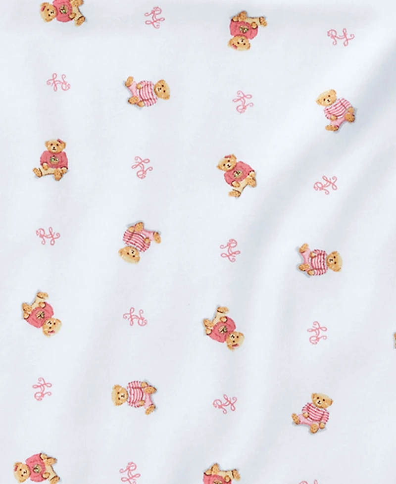 Polo Ralph Lauren Baby Girls Bear Cotton 3-Piece Gift Set