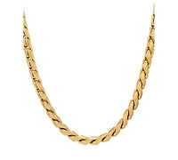 Steeltime Men's Fancy Link Necklace, 24"