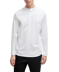 Boss by Hugo Boss Men's Henley Neckline Polo Shirt