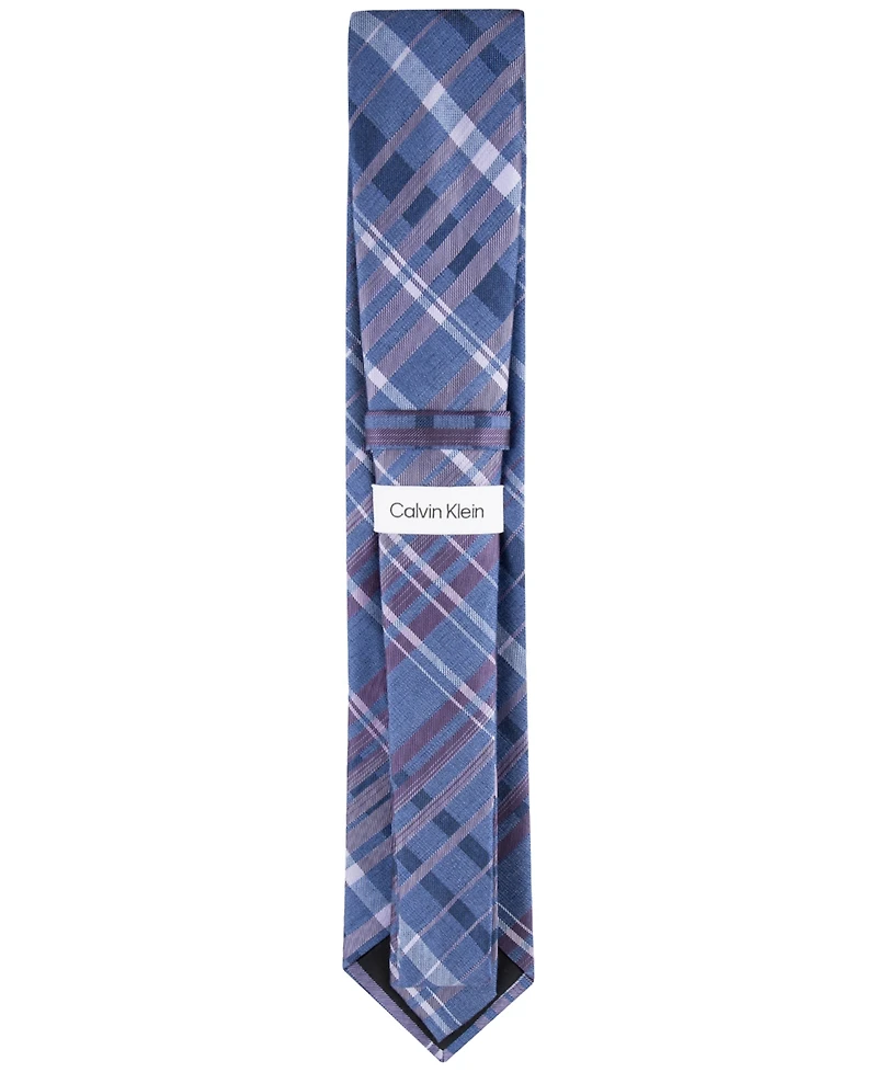 Calvin Klein Men's Large Ombre Grid Tie