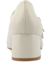 Journee Collection Women's Nally Double Strap Mary Jane Pumps