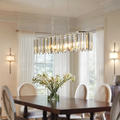 Streamdale Modern Oval Crystal Ceiling Chandelier Luxury Home Decor Light Fixture