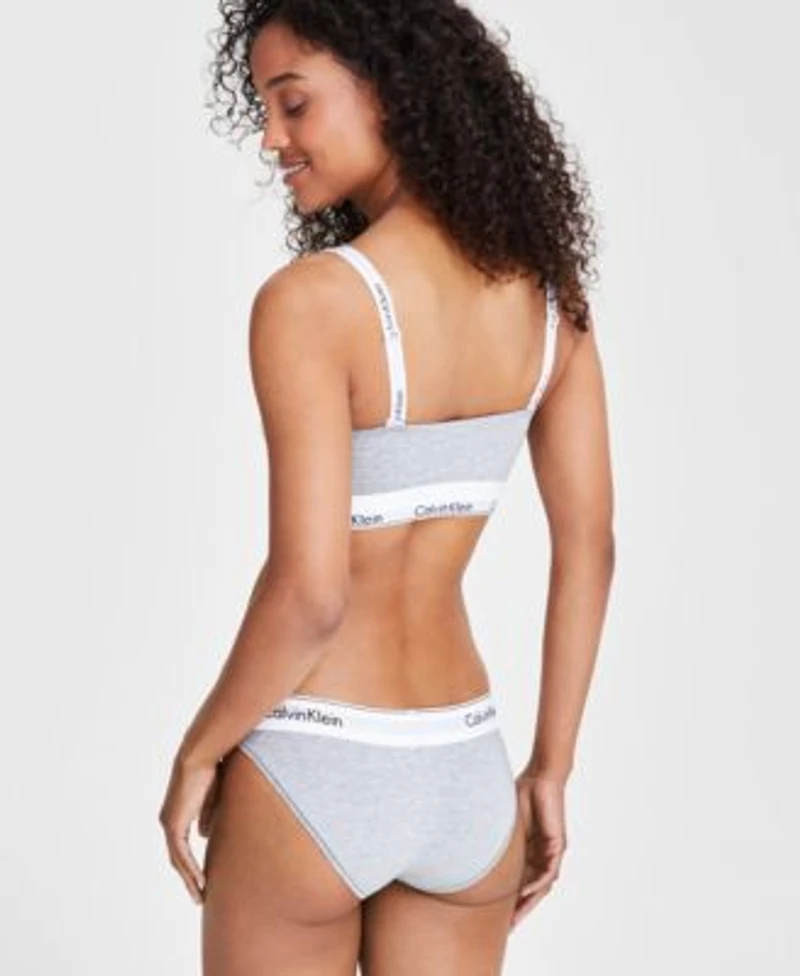 Calvin Klein Modern Cotton Lightly Lined Bandeau Bikini Underwear