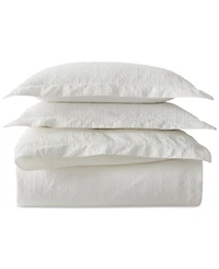 Lauren Ralph Sascha Textured Medallion Duvet Cover Set, Full/Queen