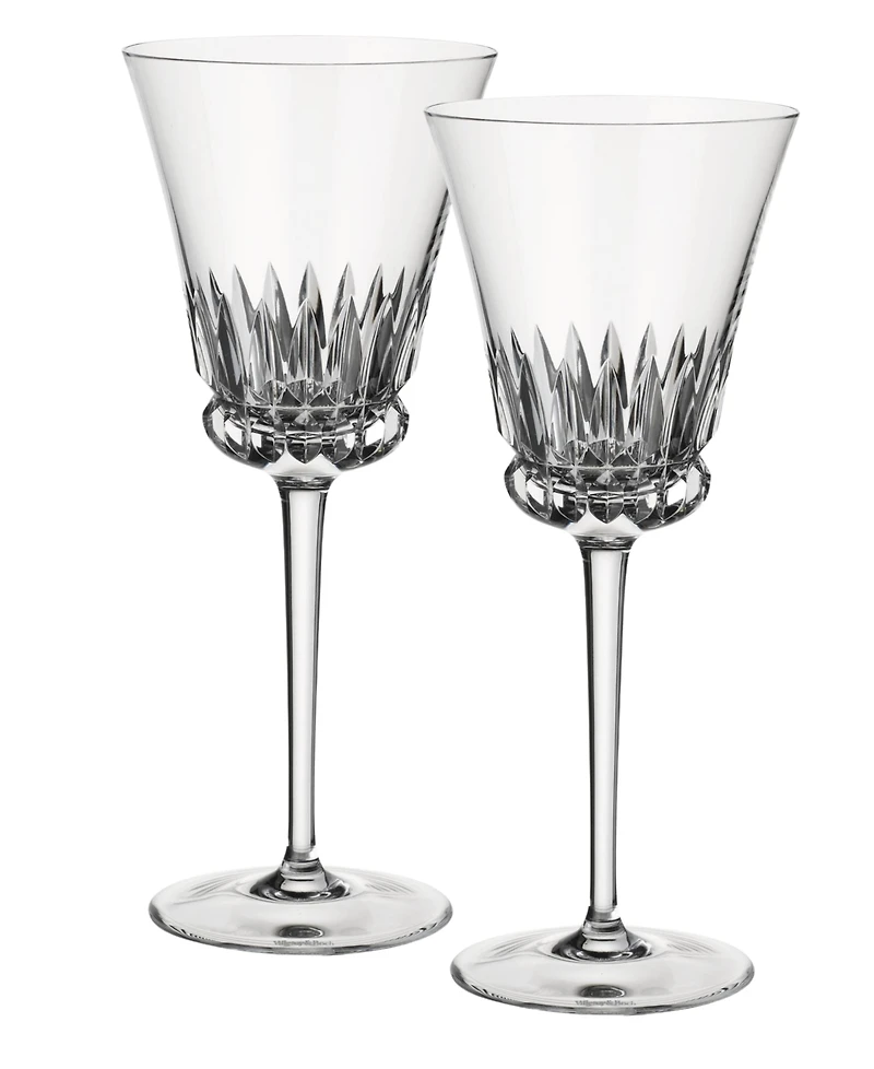 Villeroy & Boch Grand Royal White Wine Glasses, Pair of 2