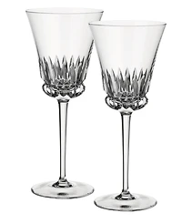 Villeroy & Boch Grand Royal White Wine Glasses, Pair of 2