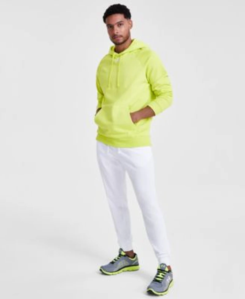 Under Armour Mens Rival Logo Embroidered Fleece Hoodie Tapered Fit Fleece Joggers