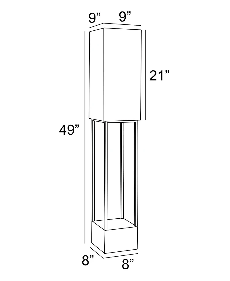 Lite Source Outdoor Cordless Quinlan Floor Lamp