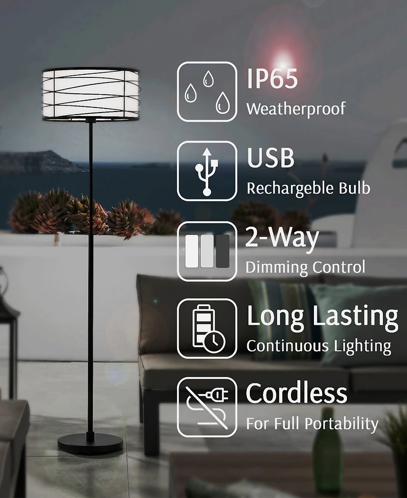 Lite Source Outdoor Cordless Lumiere Floor Lamp