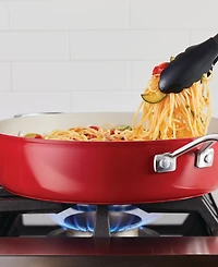 KitchenAid Hard Anodized Ceramic Nonstick 5 Quart Saute Pan with Lid