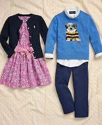 Polo Ralph Lauren Toddler and Little Boys Straight Fit Twill Pant