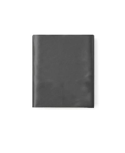Night Satin Washable Fitted Sheet, Gunmetal, King