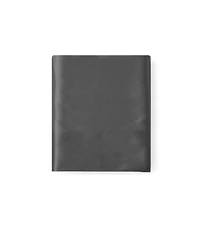 Night Satin Washable Fitted Sheet, Gunmetal, King