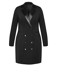 City Chic Plus Tuxedo Dress